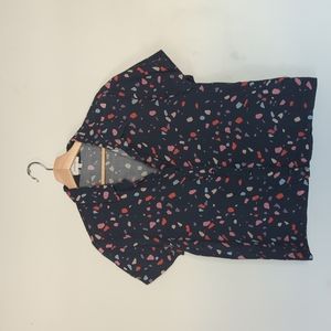 Böhme retro button up tee